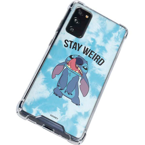 Disney Lilo and Stitch Stay Weird Galaxy S20 FE Clear Case